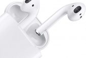 Apple AirPods (2nd Generation) Wireless Ear Buds, Bluetooth Headphones with Lightning Charging Case Included, Over 24 Hours of Battery Life, Effortless Setup for iPhone