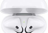 Apple AirPods (2nd Generation) Wireless Ear Buds, Bluetooth Headphones with Lightning Charging Case Included, Over 24 Hours of Battery Life, Effortless Setup for iPhone