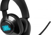 JBL Quantum 400 – Wired Over-Ear Gaming Headphones with USB and Game-Chat Balance Dial – Black, Large