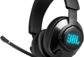JBL Quantum 400 – Wired Over-Ear Gaming Headphones with USB and Game-Chat Balance Dial – Black, Large