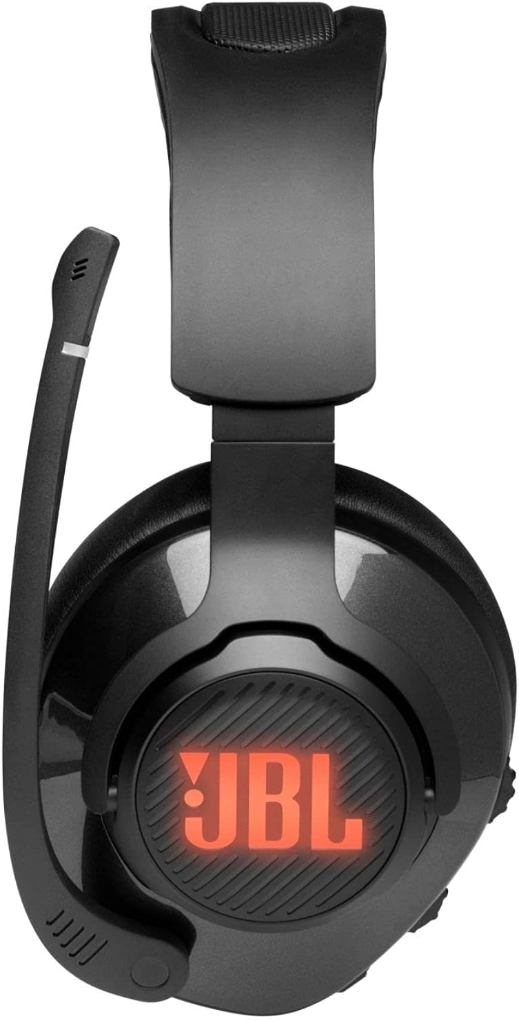 JBL Quantum 400 – Wired Over-Ear Gaming Headphones with USB and Game-Chat Balance Dial – Black, Large