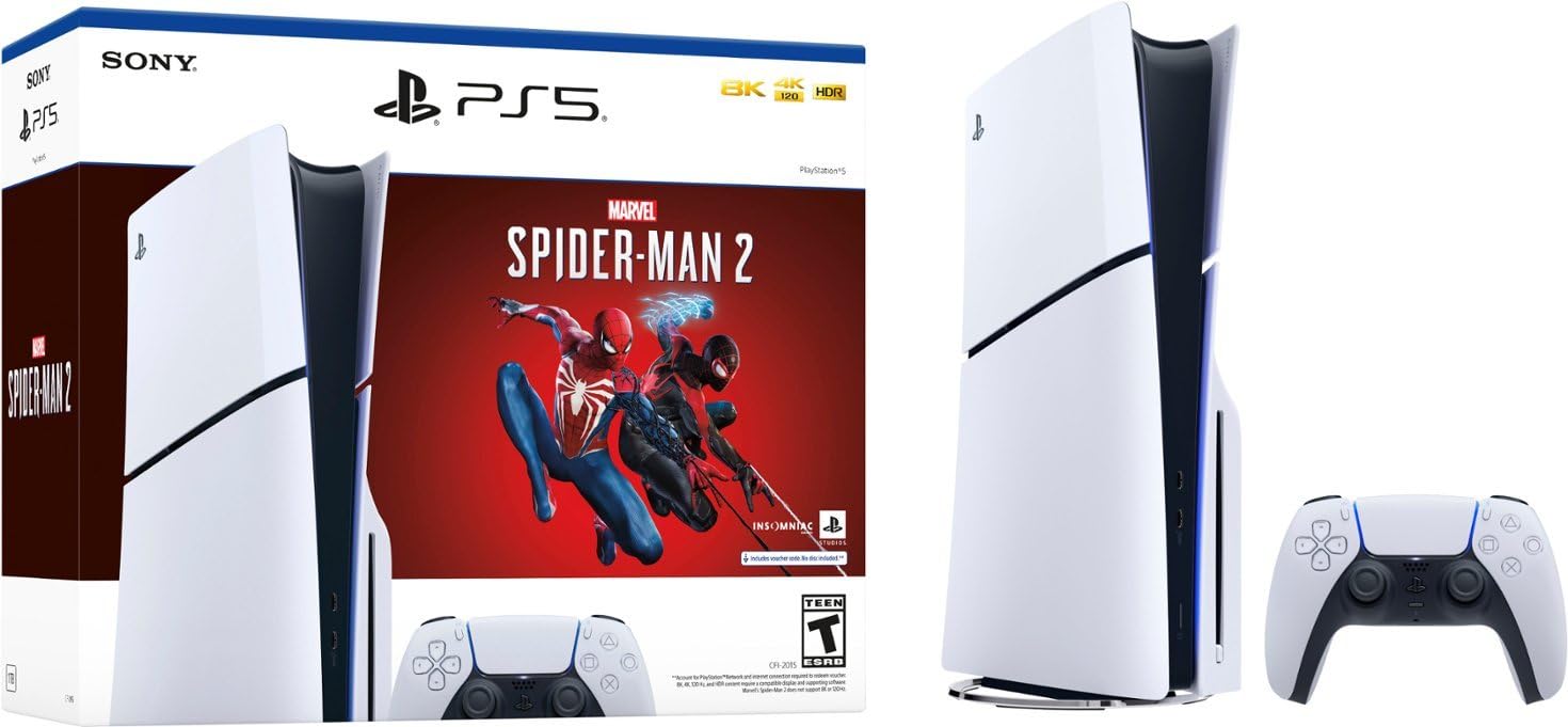 PlayStation 5 Console –  Marvel’s Spider-Man 2 Bundle (slim)
