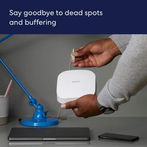 Amazon eero Pro 6 mesh Wi-Fi 6 Router, 3 Pack