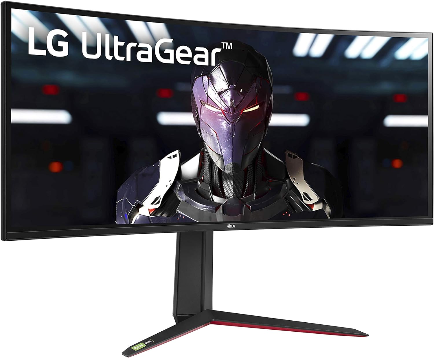 LG UltraGear QHD 34-Inch Curved Gaming Monitor 34GP83A-B, Nano IPS 1ms (GtG) with VESA DisplayHDR 400, NVIDIA G-SYNC, and AMD FreeSync Premium, 144Hz, Black