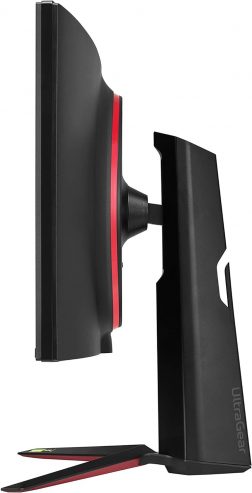 LG UltraGear QHD 34-Inch Curved Gaming Monitor 34GP83A-B, Nano IPS 1ms (GtG) with VESA DisplayHDR 400, NVIDIA G-SYNC, and AMD FreeSync Premium, 144Hz, Black